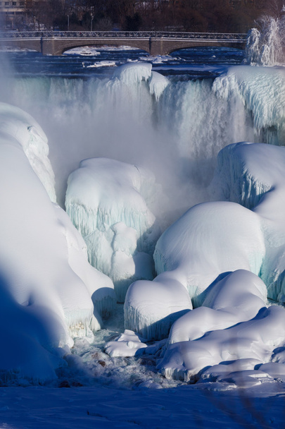 Льоду і болячок Ніагара-Фолс, зима 2015 - Фото, зображення