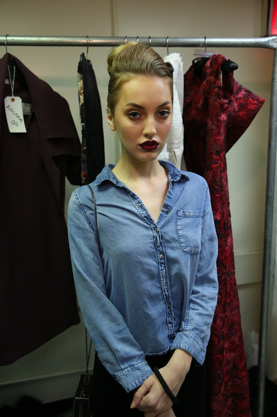 Backstage at the B Michael America fashion show - Foto, afbeelding
