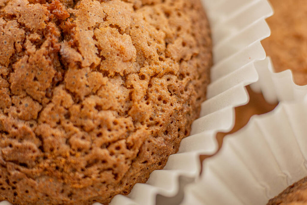 Ty čokoládové muffiny byly vyrobeny. Muffiny s čokoládovou náplní - Fotografie, Obrázek