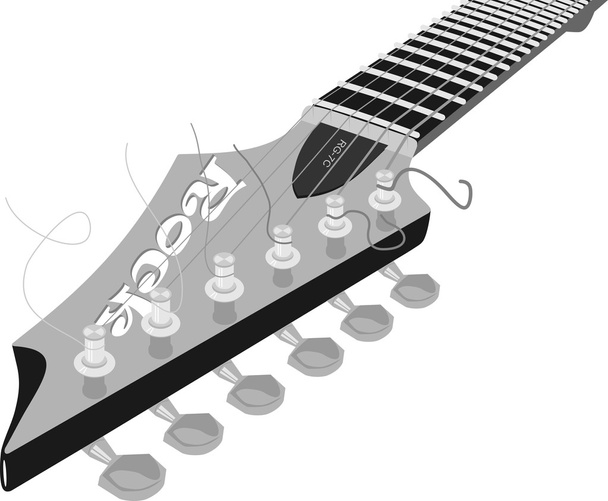 Ταστιέρα ταστιέρα κιθάρα - Διάνυσμα, εικόνα