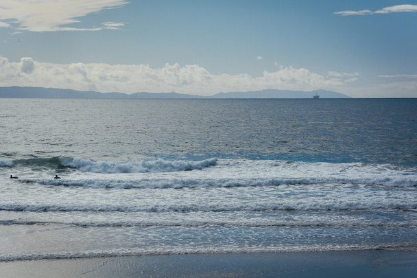 View of Santa Catalina Island, from Newport Beach, California. - Фото, изображение
