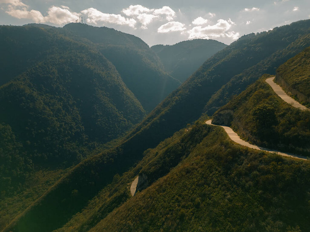 aerial view of Mountain road in mexico. High quality photo - Photo, Image