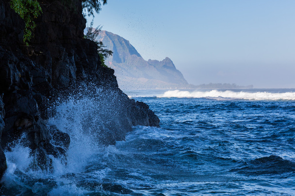 Cabecera de Hanalei en la isla de Kauai
 - Foto, Imagen