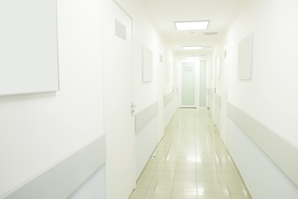 Medical center corridor interior - Foto, imagen
