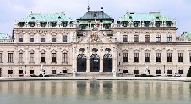 ウィーンのベルヴェデーレ宮殿 - 写真・画像