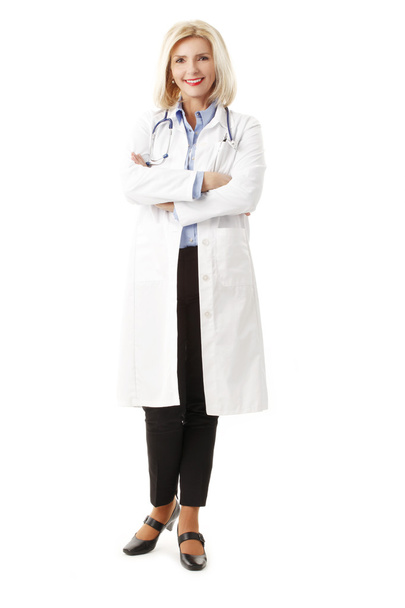 Female smiling doctor - Foto, Imagem