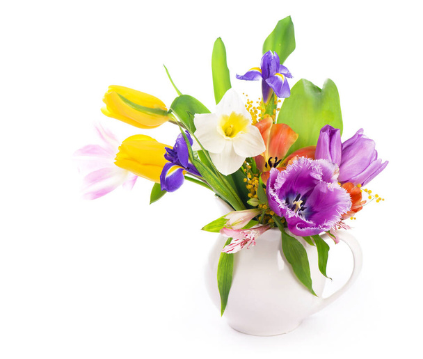 spring flowers isolated on a white background - Fotó, kép