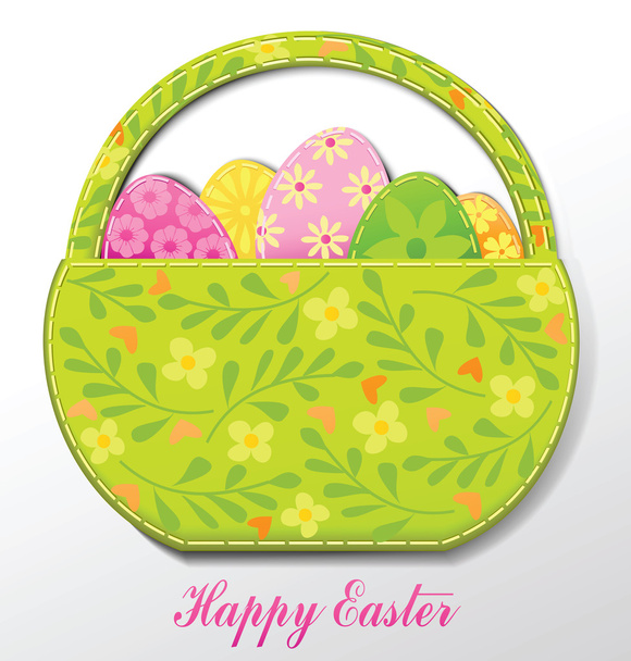 Handmade Easter card - Вектор,изображение