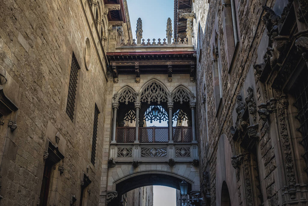Palace of the Government of Catalonia, Gothic Quarter in Barcelona, Spain - Valokuva, kuva