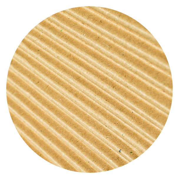 Brown and beige corrugated cardboard, very suitable for background - Photo, Image