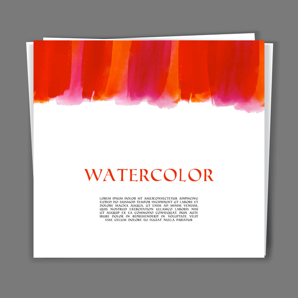 Hand painted watercolor texture - Vector, Image