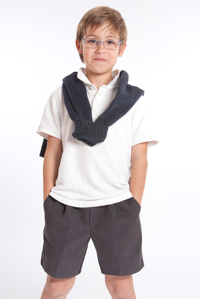 Schoolboy with hands in pockets - Photo, image