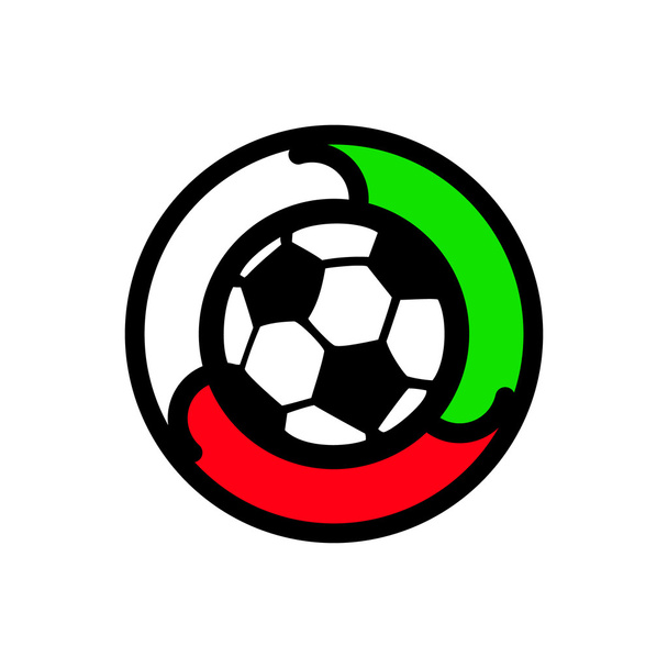 Fútbol, signo de fútbol, icono
 - Vector, imagen