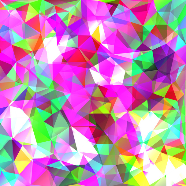Triangles geometric background - Vector, Image