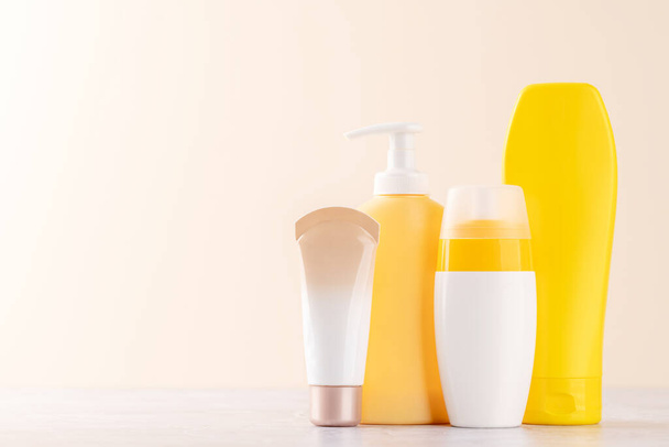 A vibrant collection of toiletry tubes, perfect for everyday personal care - Photo, Image