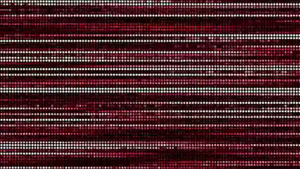 Félhang pontok Mozgási sebesség vonal piros szín fekete háttér - Felvétel, videó
