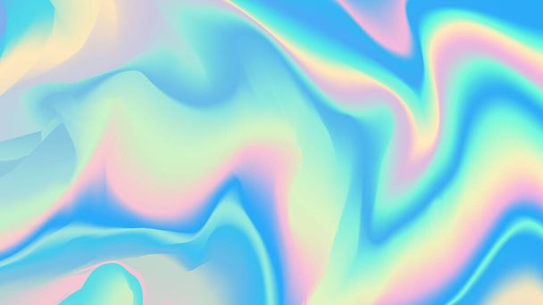 astratto olografico sfondo onda arcobaleno - Vettoriali, immagini