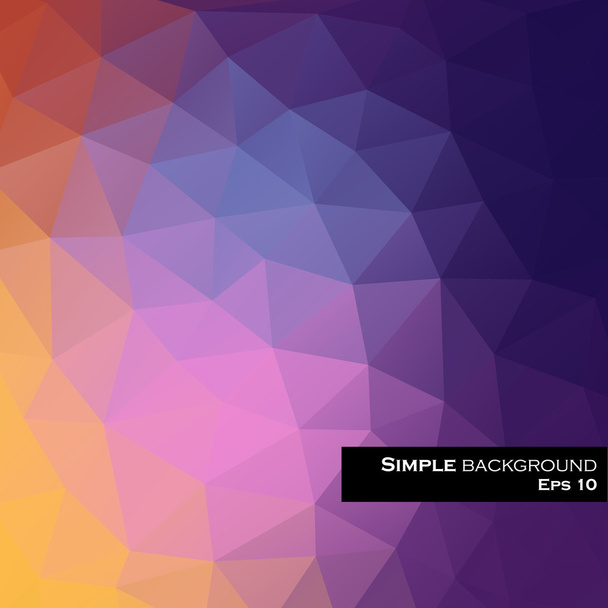 Abstract Triangles background - Vector, Image