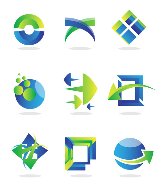 Logo design set - Vector, imagen