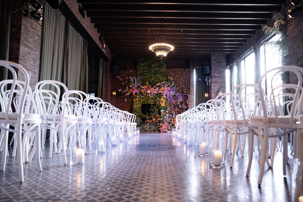 wedding ceremony in the restaurant  - Foto, imagen
