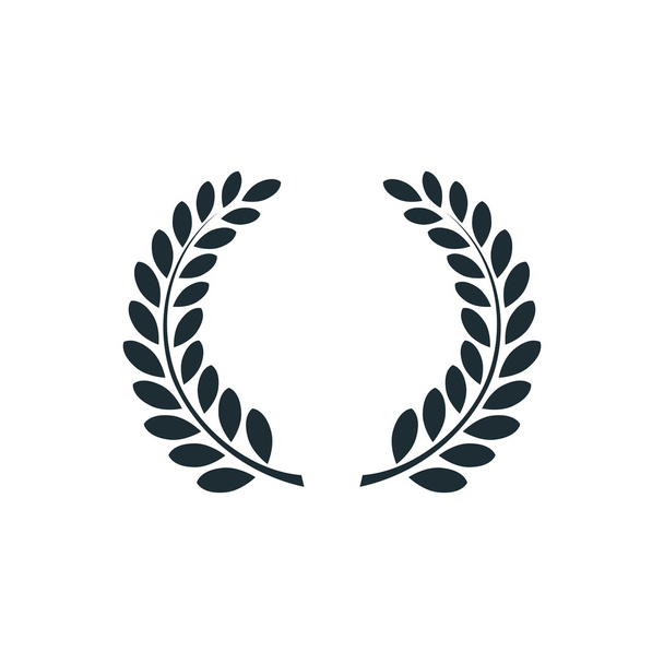 Laurel wreath , simple concept logo. - Vector, Image