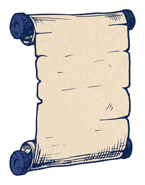 Viejo pergamino
  - Vector, imagen