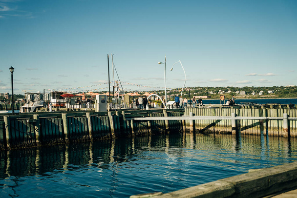 Halifax, Nova Scotia Canada - May 2023 waterfront in Halifax downtown. High quality photo - Photo, Image