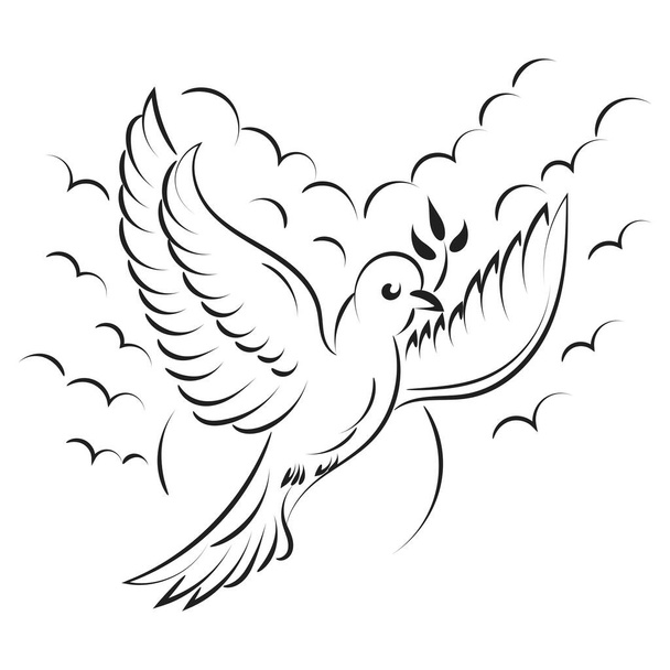 Diseño de póster de Pentecostés para imprimir o usar como tarjeta, volante o camiseta - Vector, Imagen