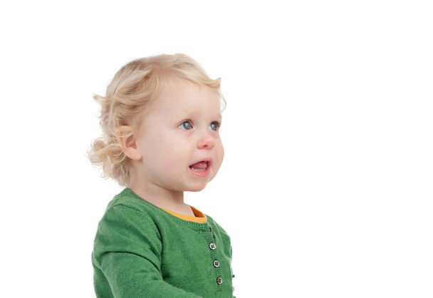 Portrait of a beautiful baby looking at side - Φωτογραφία, εικόνα