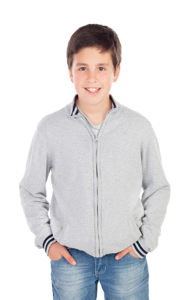 Usmívající se dospívající chlapec ze třinácti   - Fotografie, Obrázek