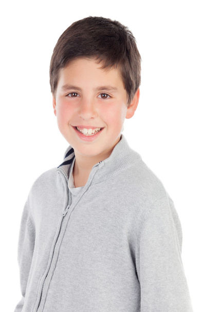 Smiling teenage boy of thirteen - Photo, image