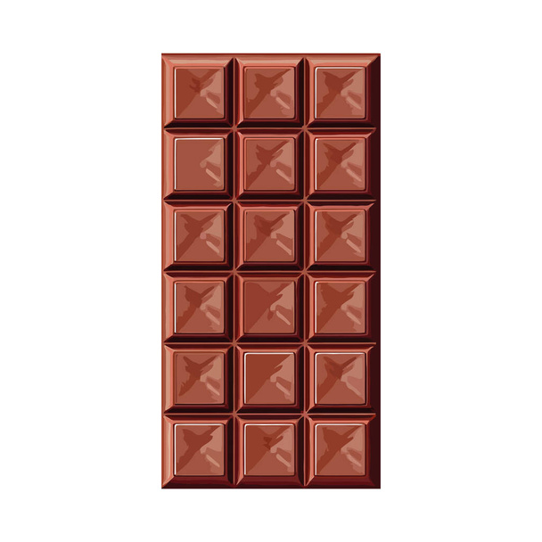 чорний шоколадний бар вектор над білим
 - Вектор, зображення