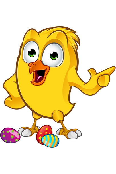 Easter Chick Character - Vector, Image