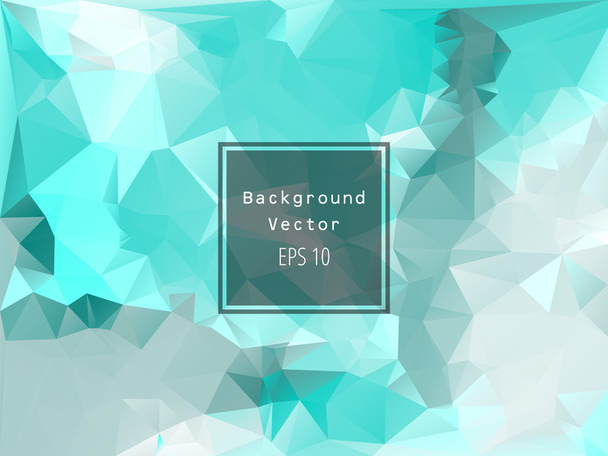 Blue polygonal background - Vektor, kép