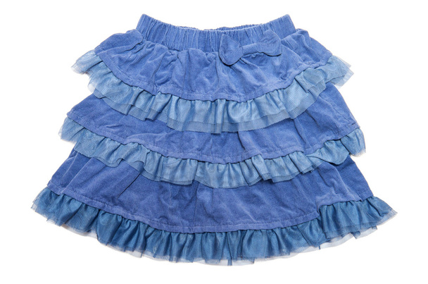 falda azul
 - Foto, Imagen