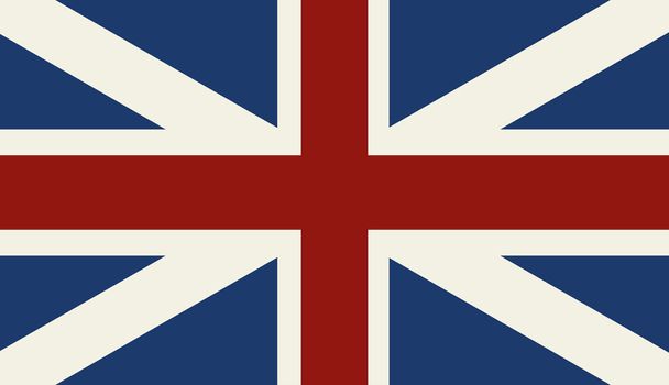 Vlag van Groot-Brittannië  - Vector, afbeelding