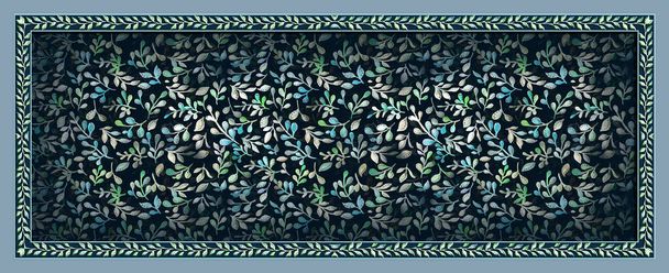 Scarf Design print Seamless Digital Floral Flower Print for women clothing, flower wallpaper patterns Kilt digital print, maxi, skirt, gown Textile Design. - Photo, Image