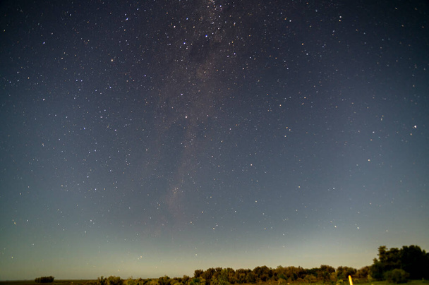 Night sky full of stars. Sky background. - Foto, Imagem