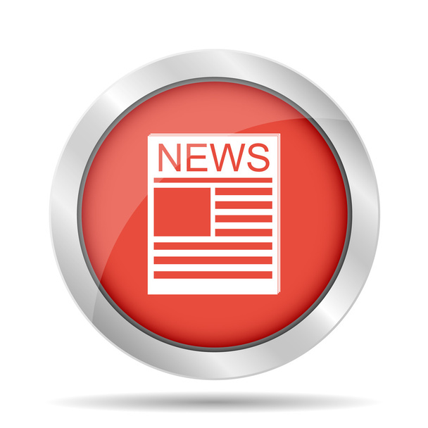 Flat  icon of news - Vector, Image