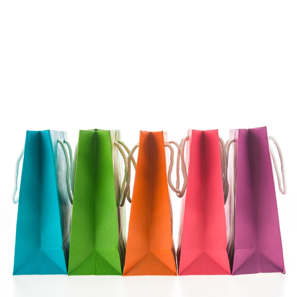 Colorful shopping bags - Fotoğraf, Görsel