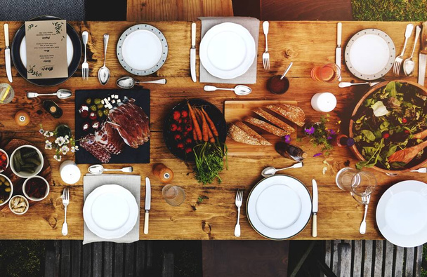 A image of Dinner table - Φωτογραφία, εικόνα