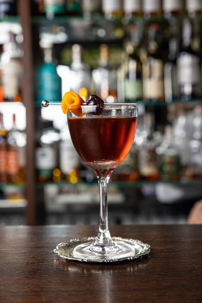 A delicious alcoholic cocktail. Close up - Fotografie, Obrázek