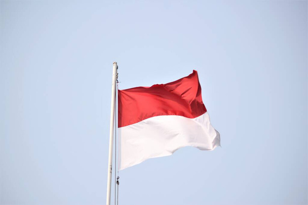 drapeau indonésien rouge et blanc - Photo, image