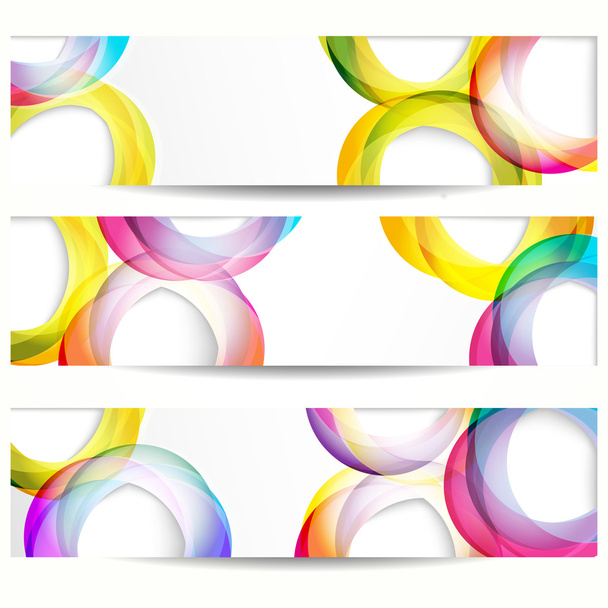Abstract banner with forms of empty frames for your web design. - Διάνυσμα, εικόνα