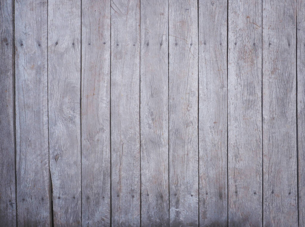 Close up grijs vintage hout met vlek voor grunge textuur en achtergrond. - Foto, afbeelding