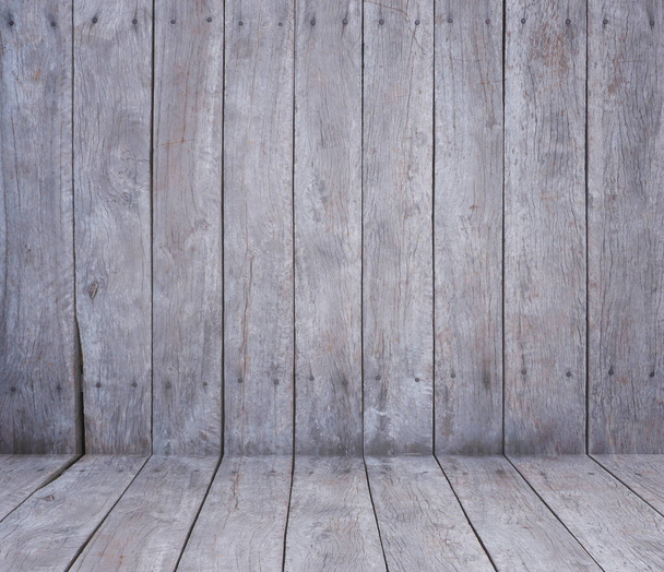 Close up grey vintage wood with stain for grunge texture and background. - Photo, Image