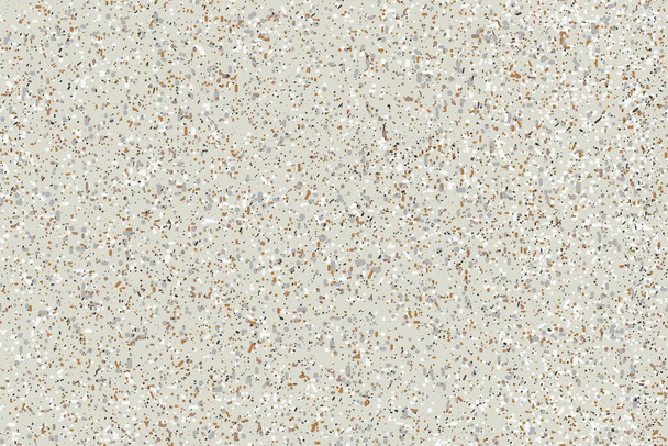 Terrazzo márvány padló zökkenőmentes minta textúra felület, Vector Natural Stones, Gránit, Márvány, Kvarc, mészkő, Beton, Bézs háttér színes chipek dekoráció Belső, Külső háttér - Vektor, kép