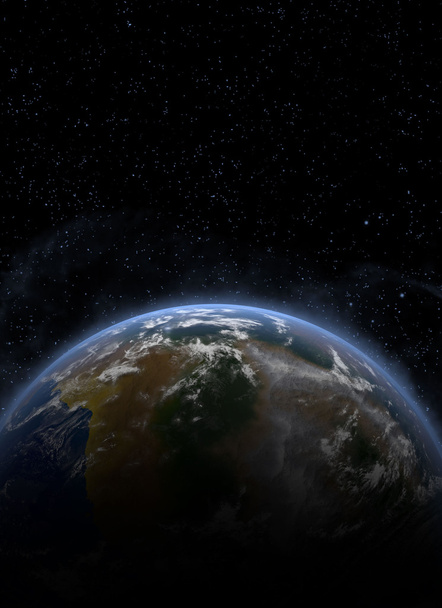 Tierra 3D como planeta
 - Foto, Imagen