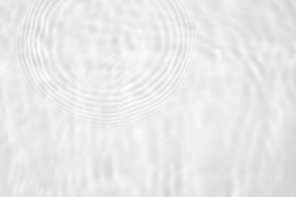 Abstract white transparent water shadow surface texture natural ripple background - Photo, Image