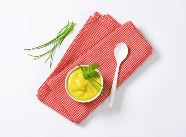 Smooth Dijon mustard - Фото, изображение